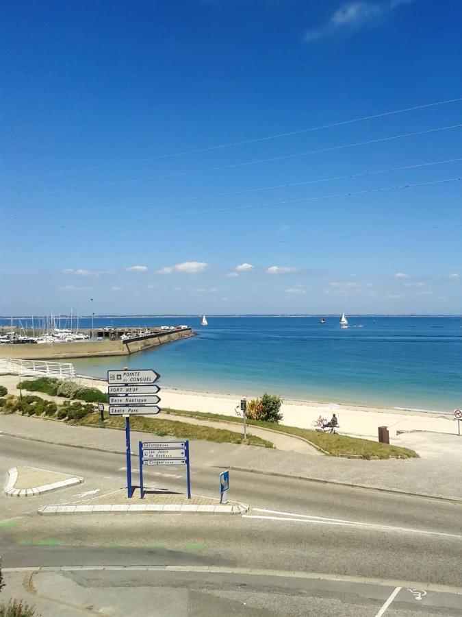 Appartement Confortable Avec Vue Sur La Mer A Quiberon 25 M² Luaran gambar